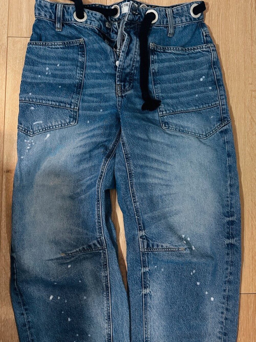 We The Free Paint Splatter Jeans 28
